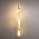 Linear Luxury Spiral Crystal Chandelier