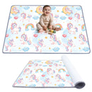 One-Piece Reversible Roll Up Soft Foam Activity Mat for Toddlers by LJGDeals