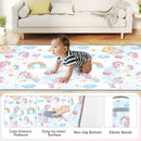 One-Piece Reversible Roll Up Soft Foam Activity Mat for Toddlers by LJGDeals