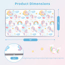 One-Piece Reversible Roll Up Soft Foam Activity Mat for Toddlers