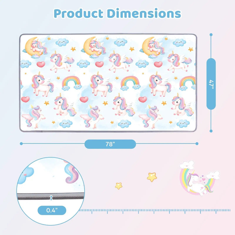 One-Piece Reversible Roll Up Soft Foam Activity Mat for Toddlers, photo 5 of 8