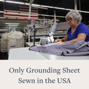 GroundLuxe Fitted 18-inch Deep Pocket US-Sewn Grounding Sheet (Organic Cotton) by GroundLuxe