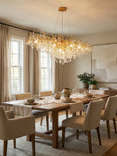 Ooze Drop-Shaped Crystal Chandelier