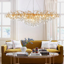 Ooze Drop-Shaped Crystal Chandelier