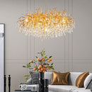 Ooze Drop-Shaped Crystal Chandelier