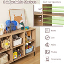 Open-Back Bookshelf with Drawer for Study by LJGDeals