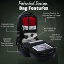 Black Leather Patented Carry-on Bag (XL Design) (Only 300 Made)