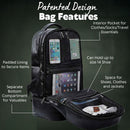 Brown Leather Luxury Patented Carry-On Bag (Only 300 Made)