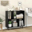 Open Shelf Bookcase with 4 Compartments by LJGDeals