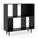 Open Shelf Bookcase with 4 Compartments by LJGDeals