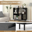Open Shelf Bookcase with 4 Compartments by LJGDeals