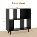 Open Shelf Bookcase with 4 Compartments by LJGDeals