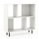 Open Shelf Bookcase with 4 Compartments by LJGDeals