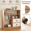 Storage Cabinet with 3 Shelves and 2 Fabric Drawers by DirectDeals