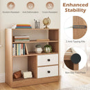 Storage Cabinet with 3 Shelves and 2 Fabric Drawers by LJGDeals