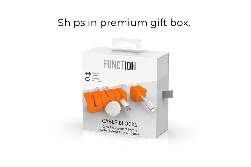 CABLE BLOCKS - ORANGE (4 PACK)