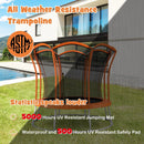 10 Feet Unique Flower Shape Trampoline with Galvanized Steel Frame by LJGDeals