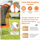 10 Feet Unique Flower Shape Trampoline with Galvanized Steel Frame