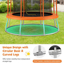 10 Feet Unique Flower Shape Trampoline with Galvanized Steel Frame by LJGDeals