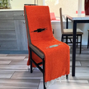 Tangerine Orange Baja Thunderbird Blanket by West Path