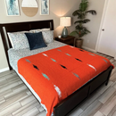 Tangerine Orange Baja Thunderbird Blanket by West Path