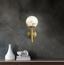 Luxury Alabaster Orbis Wall Lamp