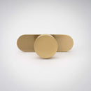 Orbital Knob, Solid Brass Cabinet Knobs