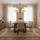 Orchid Fabric Chandelier