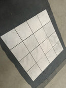 Oriental White Marble 1" x 1" Hexagon Honed Tile