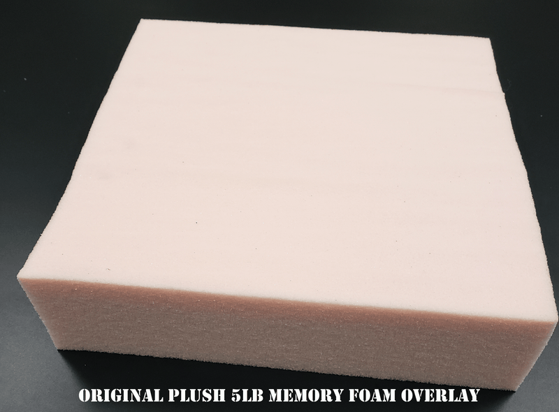 3" Plush Memory Foam Mattress Topper (1/2 Sheet)