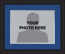 NBA Basketball Photo Picture Frame Kit - Orlando Magic (Navy Matting, Silver Trim) by Dynasty Sports & Framing