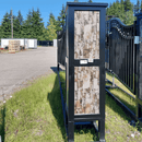 20x8 ft Dual Swing Driveway Gate with Ornamental Posts