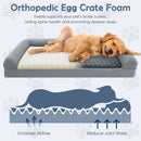 Orthopedic Foam Dog Bed Large Dog Sofa Couch with Removable Cover by LJGDeals