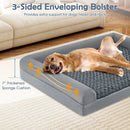 Orthopedic Foam Dog Bed Large Dog Sofa Couch with Removable Cover by DirectDeals
