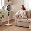 Oscillating Pedestal Fan with Remote and 8 Speeds by DirectDeals