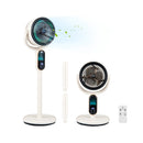 Oscillating Pedestal Fan with Remote and 8 Speeds by LJGDeals