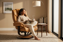 Oslo Euro Recliner w/ Ottoman by Ornate Furniture