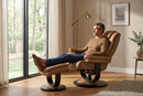 Oslo Euro Recliner w/ Ottoman by Ornate Furniture