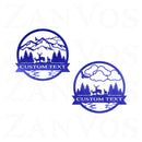 Deer Outdoor Monogram