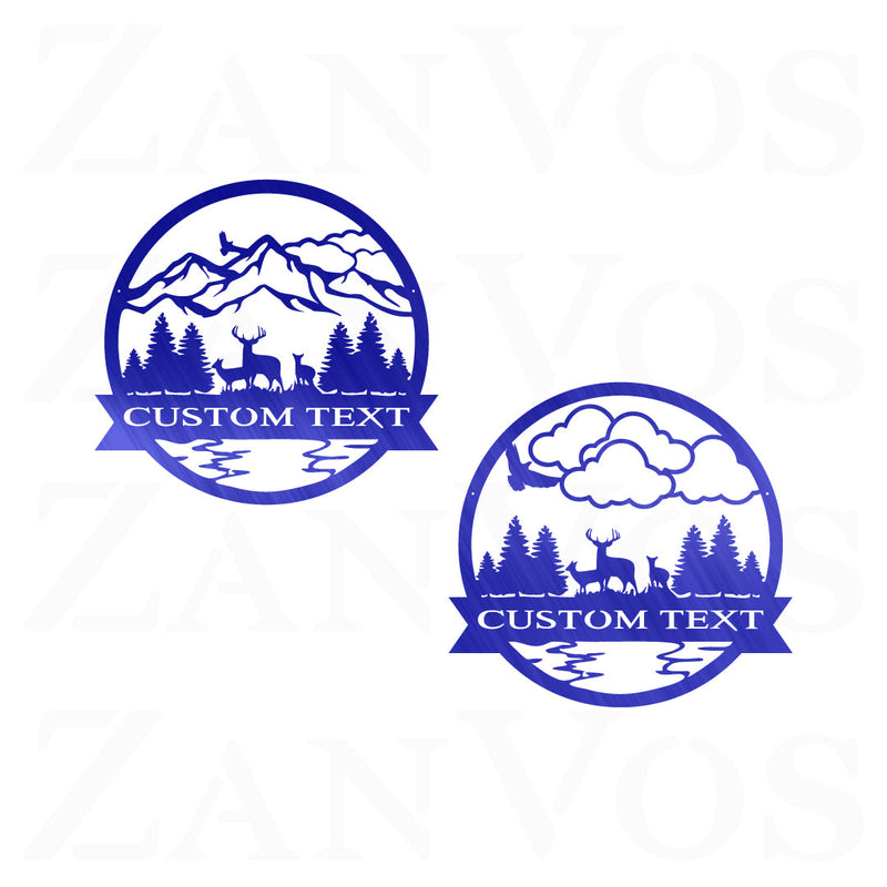 Deer Outdoor Monogram