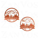 Deer Outdoor Monogram