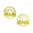 Deer Outdoor Monogram