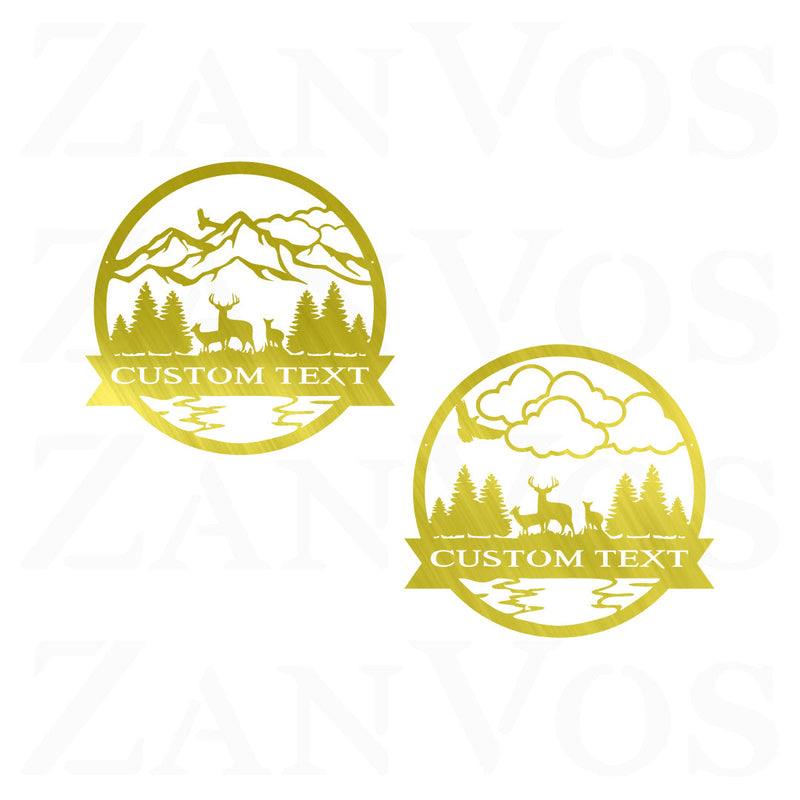 Deer Outdoor Monogram