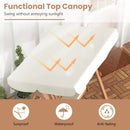 Outdoor 2-Seat Swing Bench w/ith A Frame and Sturdy Metal Hanging Chainsx by LJGDeals