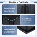 Outdoor Storage Box 23.5 Cu Ft Lockable with Floor - Black by DirectDeals