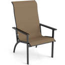 Outdoor Adirondack Chair with High Back and Metal Frame for Porch Garden-Coffee by LJGDeals