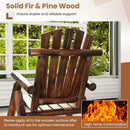 Wood Single Porch Rocker Lounge Patio Rocking Chair by LJGDeals