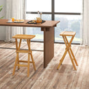 Set of 2 No Assembly Outdoor Bar Stools with Countered Seat by LJGDeals