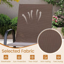Outdoor Bar Stools Set of 2 29 Inch Fabric Bar Height Stools with Armrests by LJGDeals