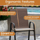 Outdoor Bar Stools Set of 2 29 Inch Fabric Bar Height Stools with Armrests by LJGDeals